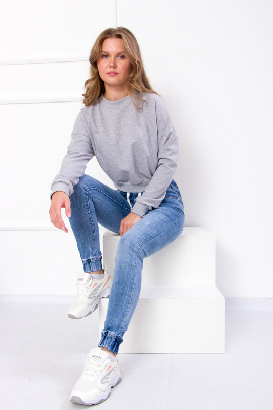 Джинси (джоґери) жіночі на резинці